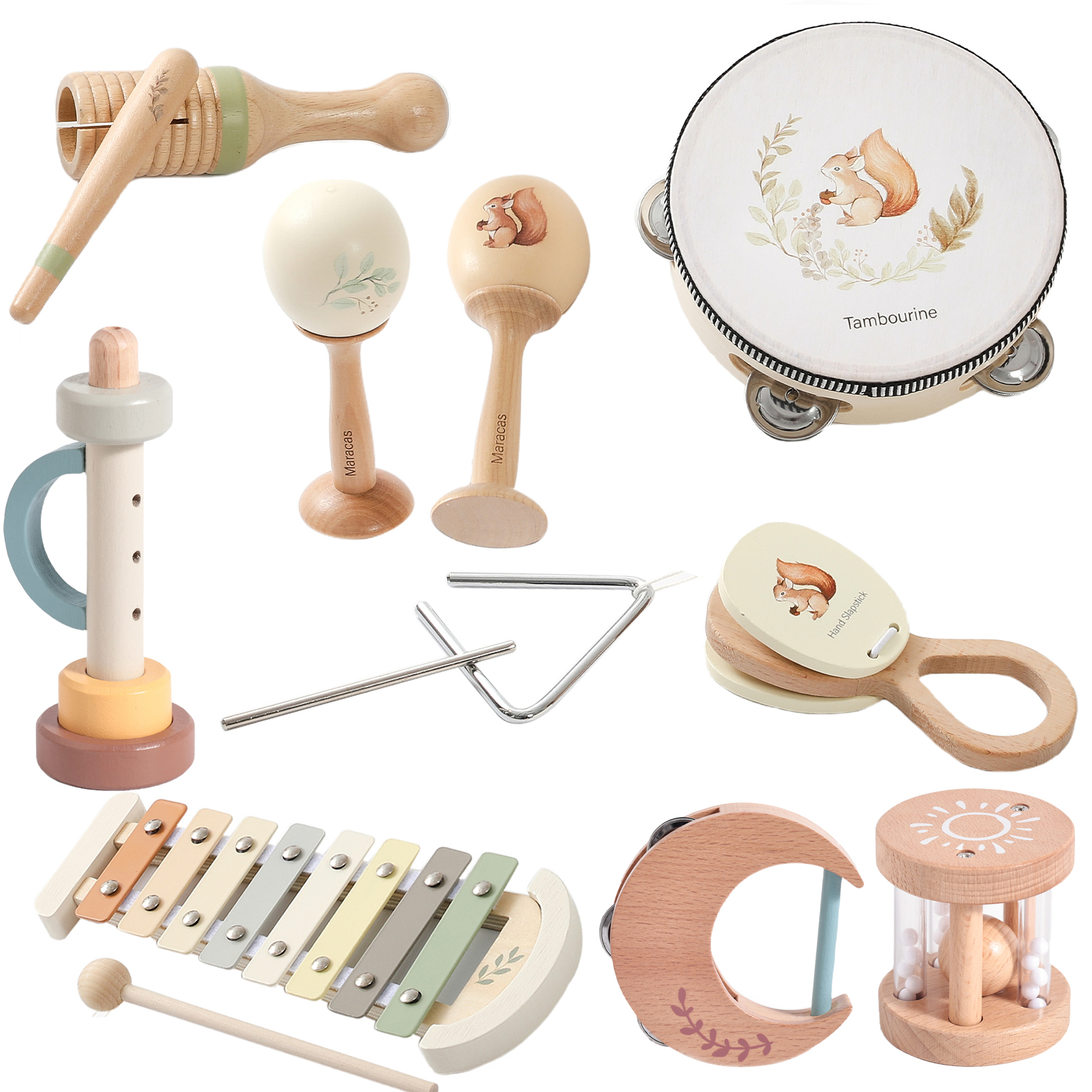 AliExpress Musical Instruments Montessori Music Baby 0 12 Months Toys Drum Xylophone Kids Early Educational Wooden Instruments Baby Toys