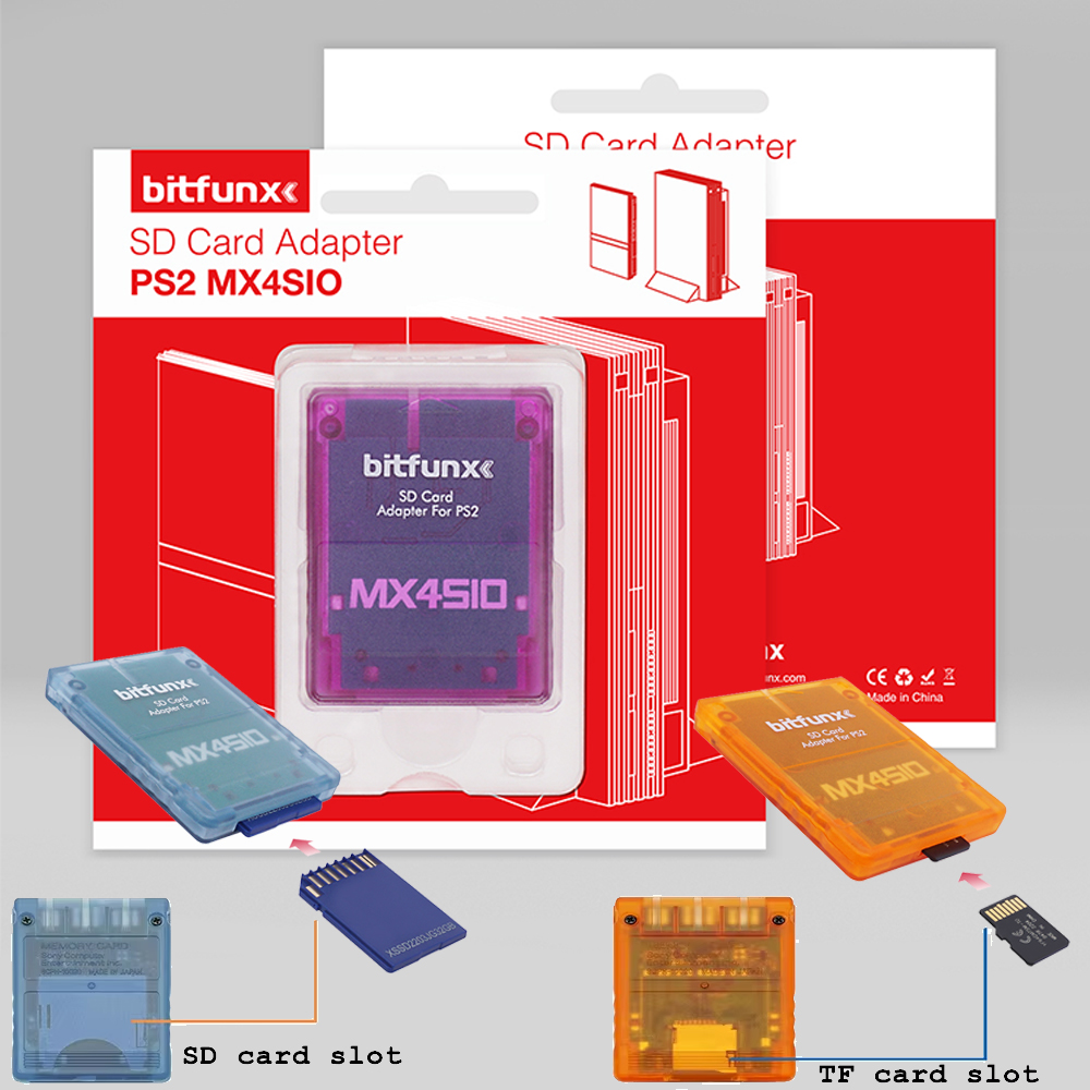 AliExpress MX4SIO SIO2SD TF/SD Card Adapter Card Reader Adapter For Playstation2 PS2 Game Consoles Game Memory Card
