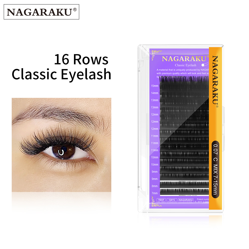 AliExpress NAGARAKU Classic Individual Lash Extensions (16 Rows)