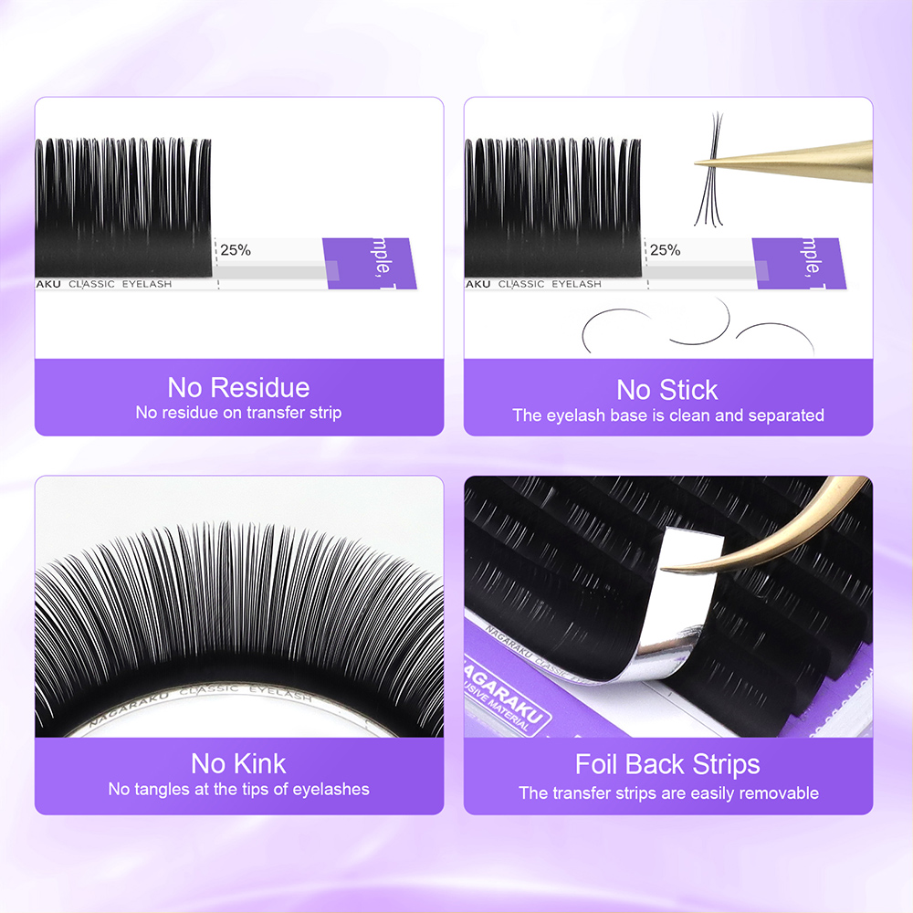 AliExpress NAGARAKU Classic Individual Lash Extensions (16 Rows), view 4
