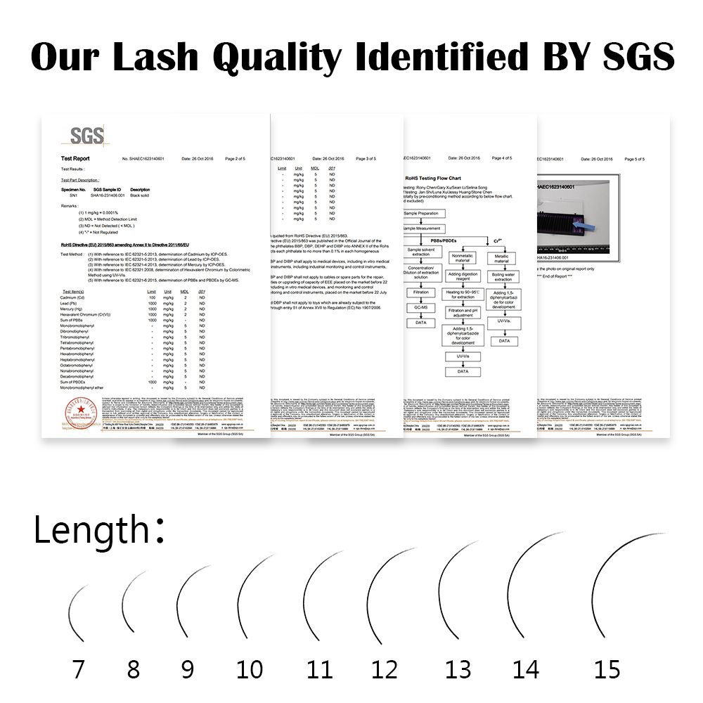 AliExpress NAGARAKU Classic Individual Lash Extensions (16 Rows), view 6