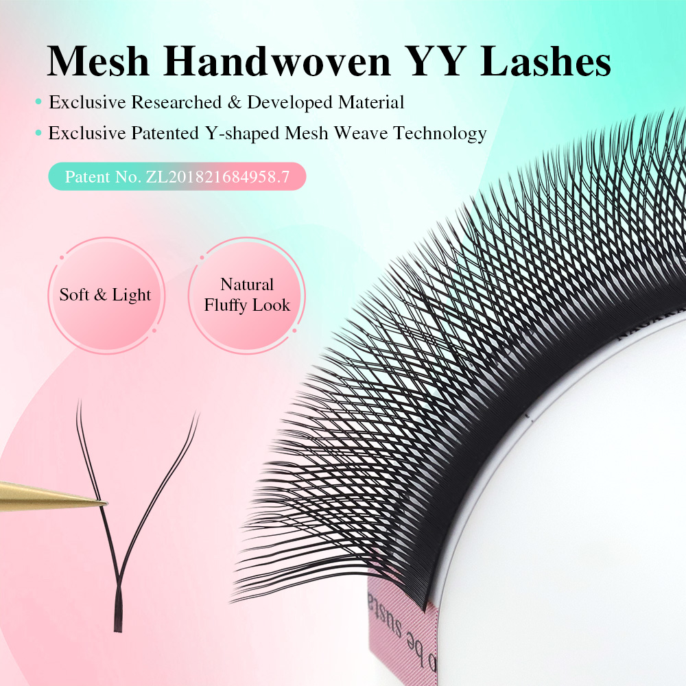 AliExpress NAGARAKU Premade YY Lash Fans (10 Cases), view 2