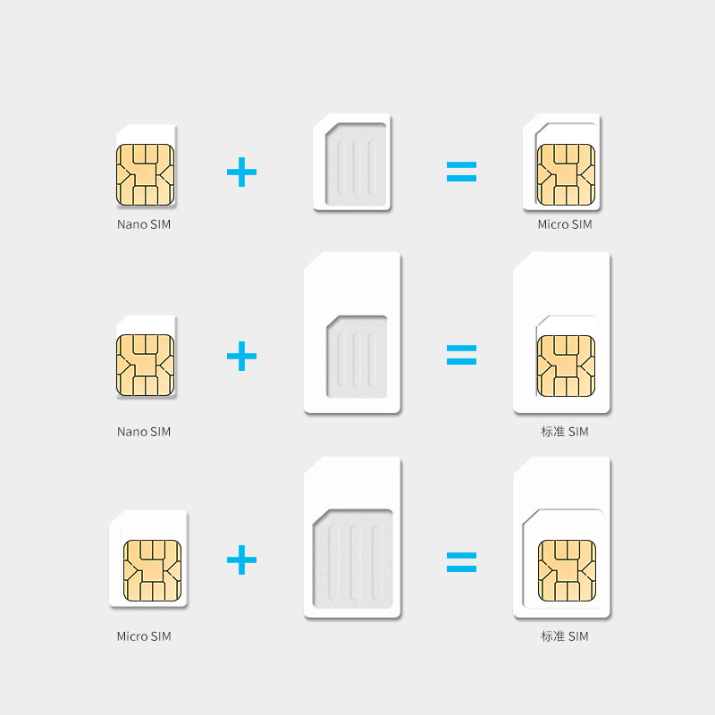 AliExpress NanoSIM Card to Micro Standard Adapter Converter For Tablet Phone SIM Card Adapter Convert Universal Phones For Nano Sim 4 In 1, view 3