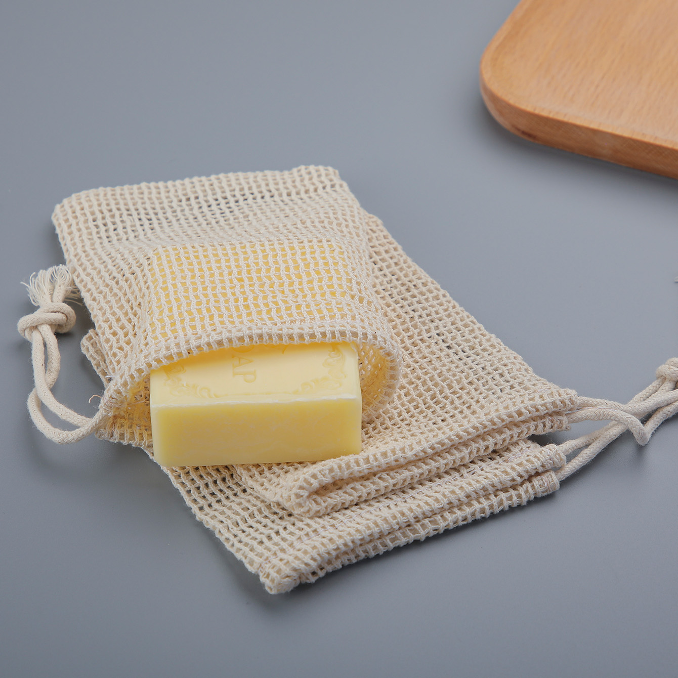 AliExpress Natural Cotton Soap Saver Bags (3-Piece)