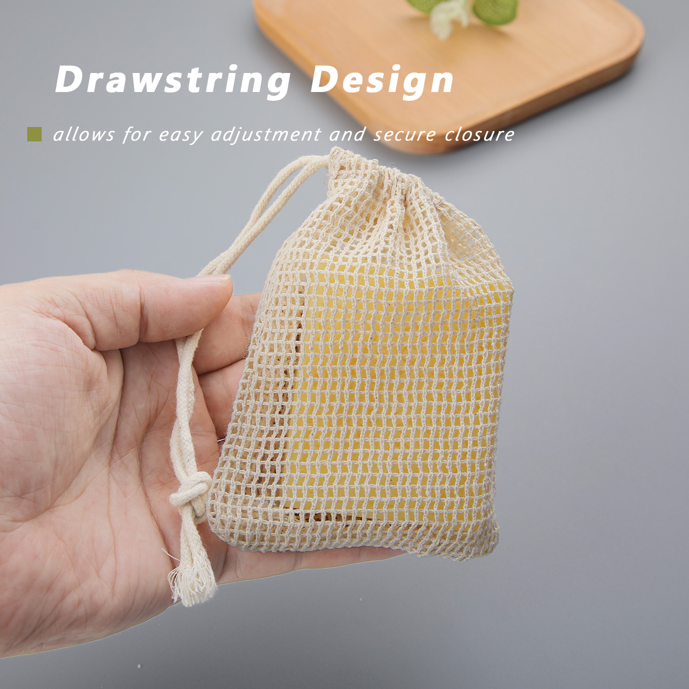 AliExpress Natural Cotton Soap Saver Bags (3-Piece), view 3
