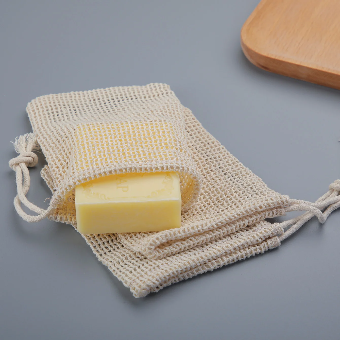 AliExpress Cotton Mesh Soap Saver Bags (3-Pack)