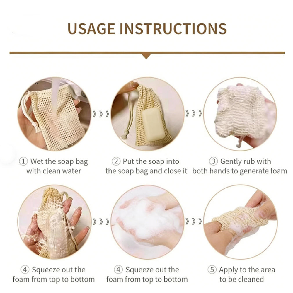 AliExpress Cotton Mesh Soap Saver Bags (3-Pack), view 3