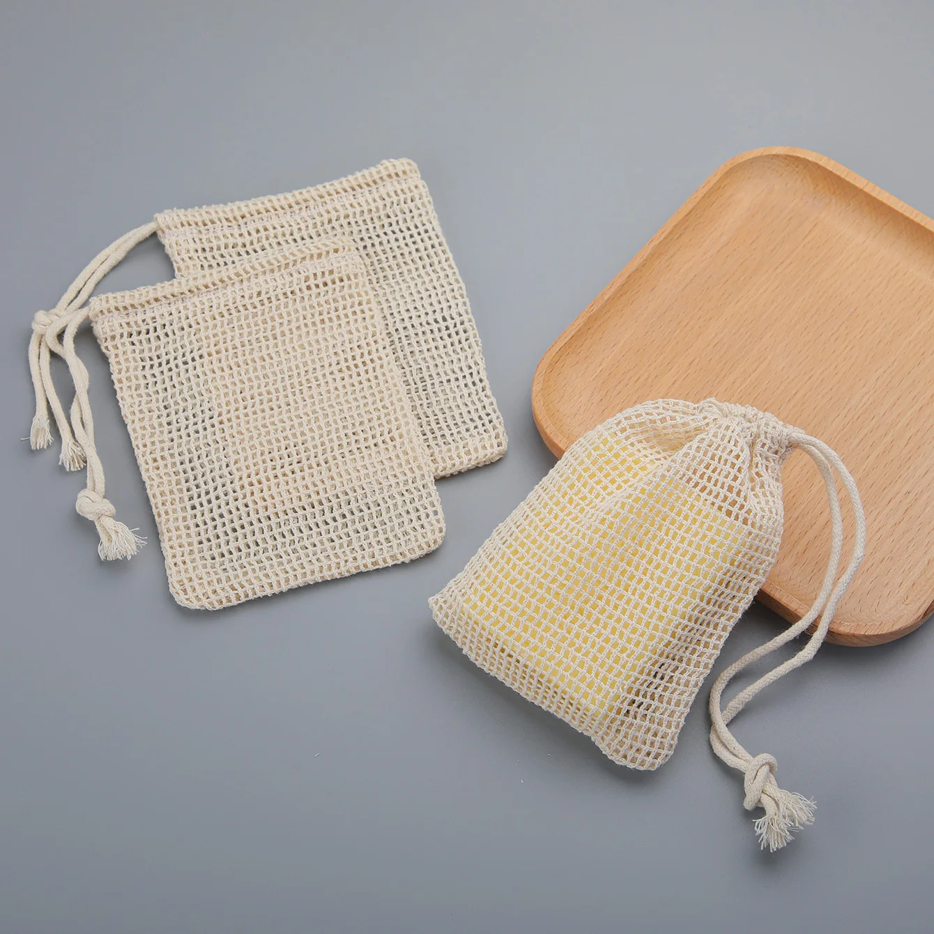 AliExpress Cotton Mesh Soap Saver Bags (3-Pack), view 4