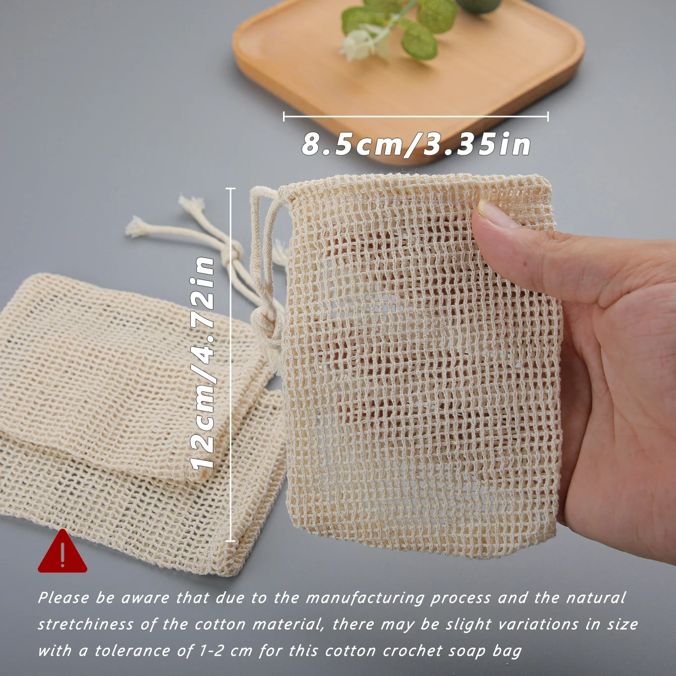 AliExpress Cotton Mesh Soap Saver Bags (3-Pack), view 5