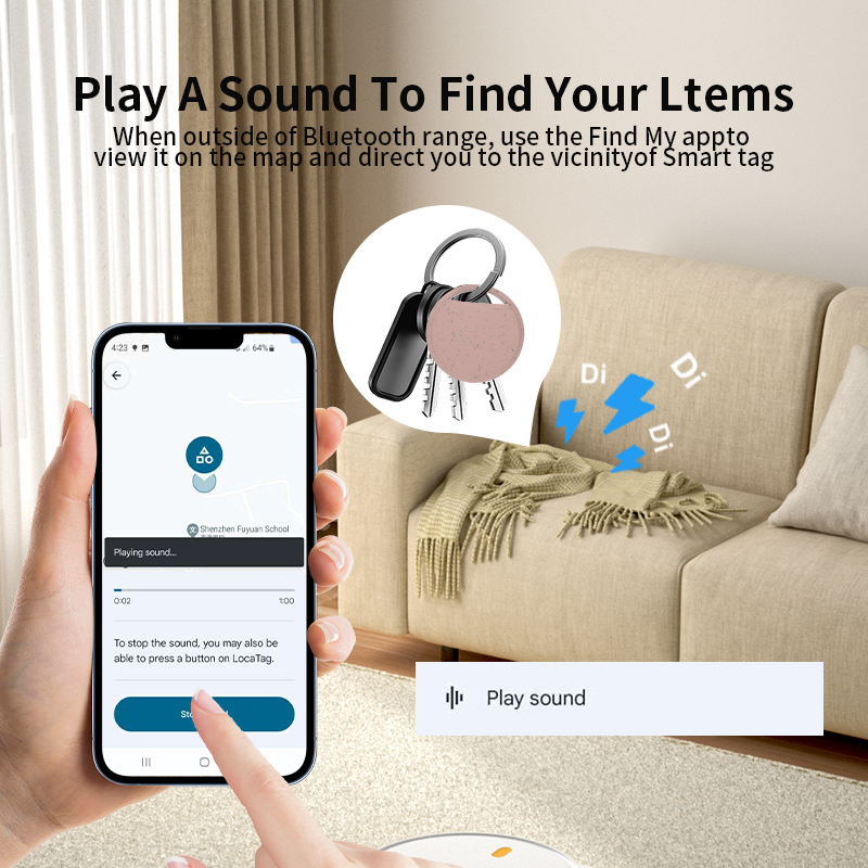 AliExpress Navigation Tracker For Android Phones Work With Google Find Hub App Remote Locating Key Finder for Xiaomi Samsung Pixel GMS, view 4