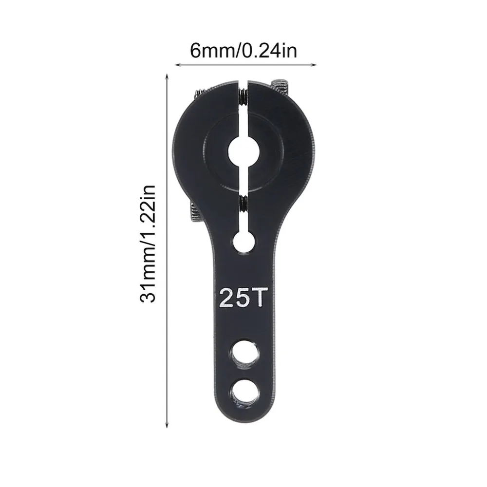 AliExpress NEEBRC 25T RC Servo Horn Aluminum Arm Set for MG995 MG996R E9001 RC Car Boat Crawler Model Futaba HL JX SPT PowerHD Wltoys Toy, view 3