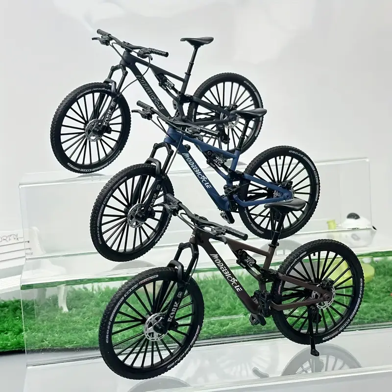 AliExpress New 1:8 Model Mini Alloy Bicycle Diecast Metal Toy Bikes Mountain Finger Bicycle Model Simulation Collection Gifts Toys Boys