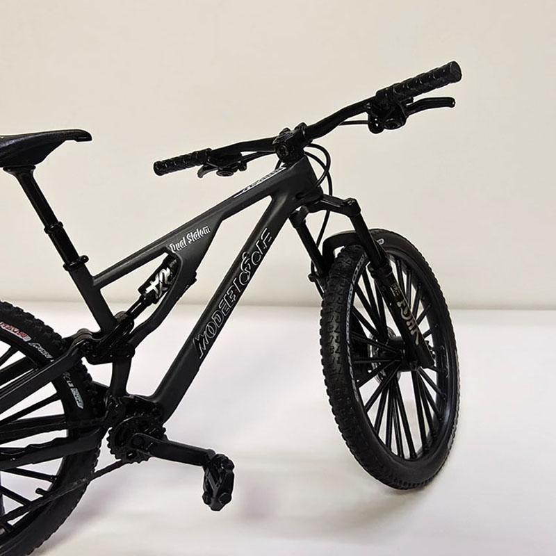 AliExpress New 1:8 Model Mini Alloy Bicycle Diecast Metal Toy Bikes Mountain Finger Bicycle Model Simulation Collection Gifts Toys Boys, view 3