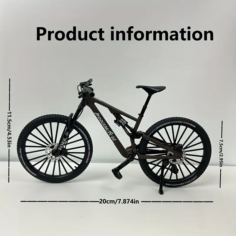 AliExpress New 1:8 Model Mini Alloy Bicycle Diecast Metal Toy Bikes Mountain Finger Bicycle Model Simulation Collection Gifts Toys Boys, view 5