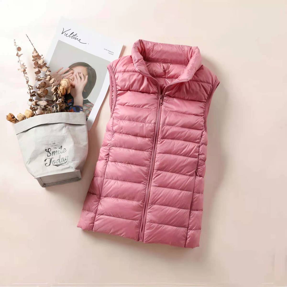 AliExpress New 2026 Women Women Ultra Light Down Vests Slim Sleeveless Jacket Portable Girl Lightweight Windproof Waistcoat, view 4