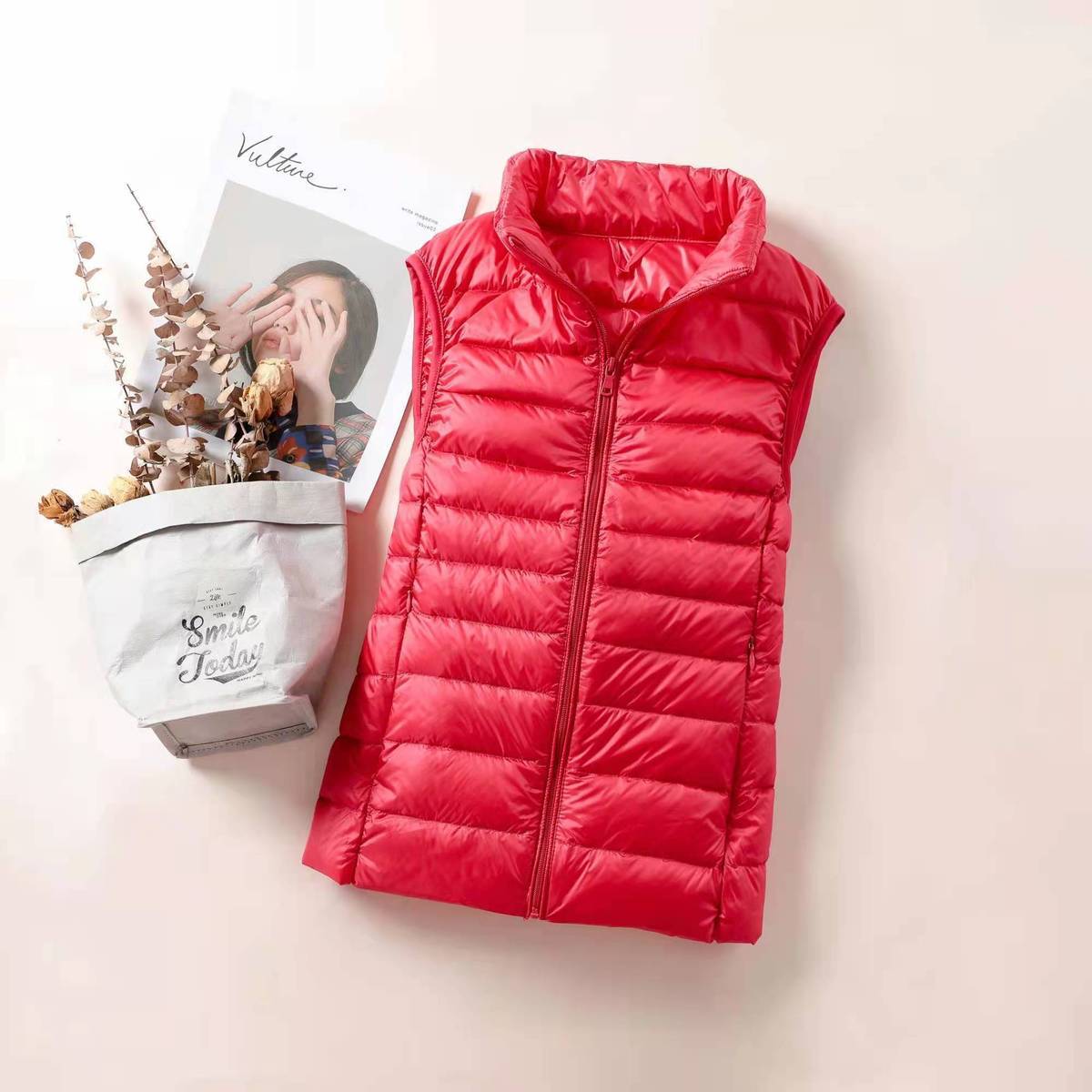 AliExpress New 2026 Women Women Ultra Light Down Vests Slim Sleeveless Jacket Portable Girl Lightweight Windproof Waistcoat, view 6
