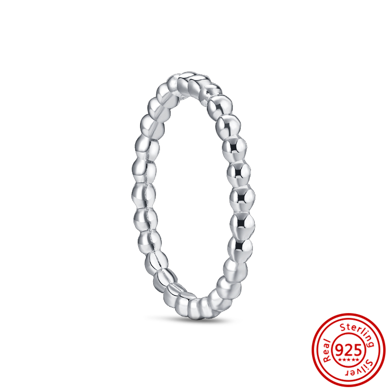 AliExpress 925 Silver Square Crown Heart Ring, view 3