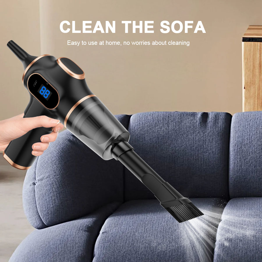 AliExpress NEW ABS Wireless Car Vacuum Cleaner Home Appliance Sofa Office High-Power Household Cleaning Machine Mini Vacuum Carpet Cleaner, view 2
