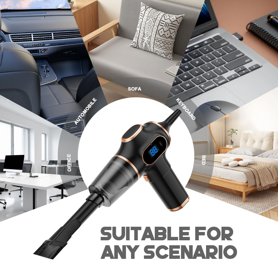AliExpress NEW ABS Wireless Car Vacuum Cleaner Home Appliance Sofa Office High-Power Household Cleaning Machine Mini Vacuum Carpet Cleaner, view 3