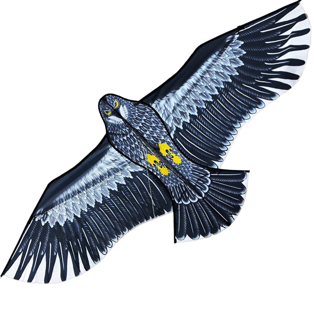 AliExpress NEW Arrive Outdoor Fun Sports  59 Inch Eagle Kite With Handle And Line For Adults Good Flying