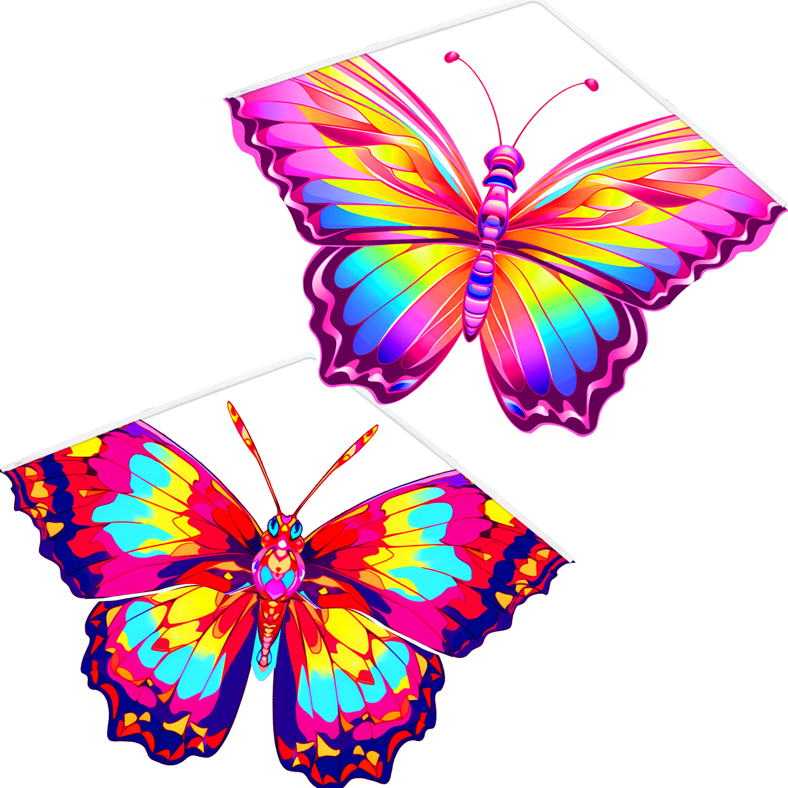 AliExpress New Arrive Outdoor Fun Sports Beautiful butterfly Kite With Handle And String Good Flying, view 5