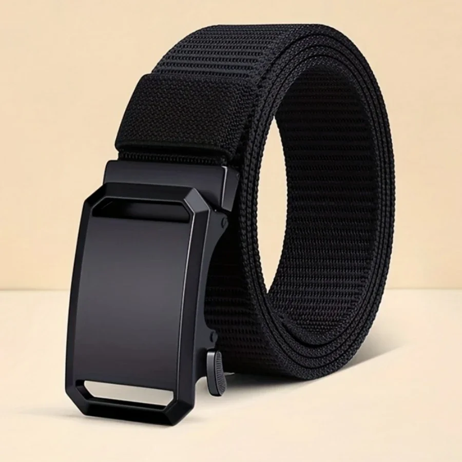 AliExpress Canvas Tactical Automatic Buckle Belt, view 5