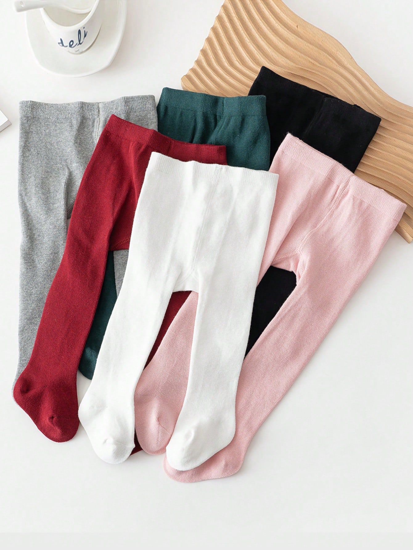 AliExpress New Baby Girls Pantyhose Newborn Elastic Waist Solid Color Stockings Slim Fit Socks Tights for Casual Daily
