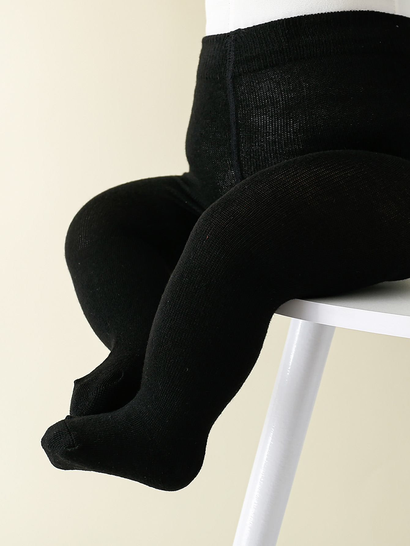 AliExpress New Baby Girls Pantyhose Newborn Elastic Waist Solid Color Stockings Slim Fit Socks Tights for Casual Daily, view 3
