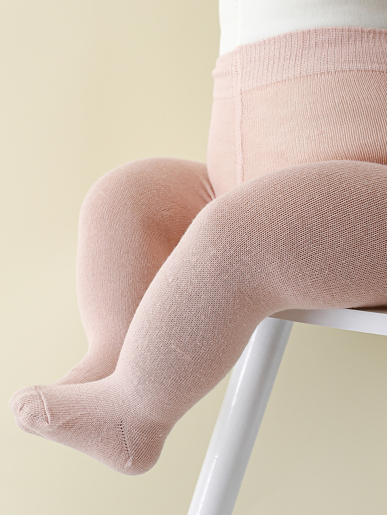 AliExpress New Baby Girls Pantyhose Newborn Elastic Waist Solid Color Stockings Slim Fit Socks Tights for Casual Daily, view 5