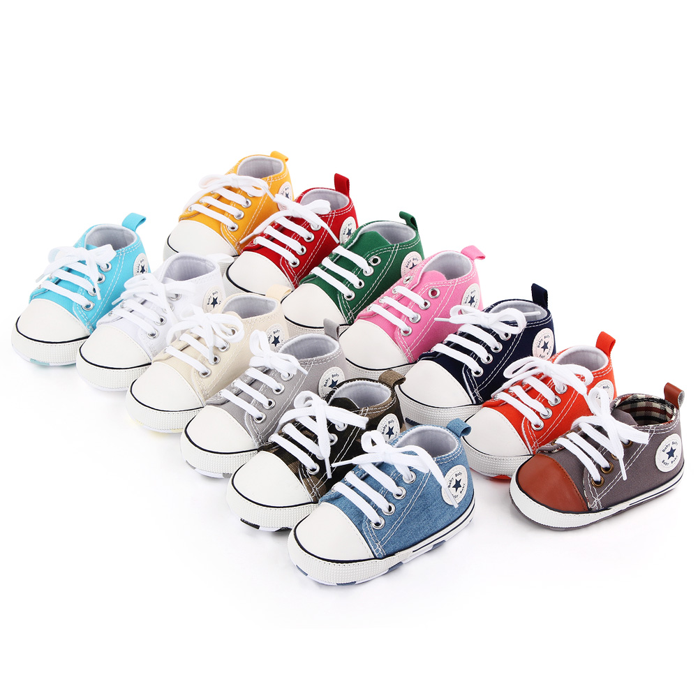 AliExpress Classic Canvas Baby Sneakers with Soft Soles, view 4