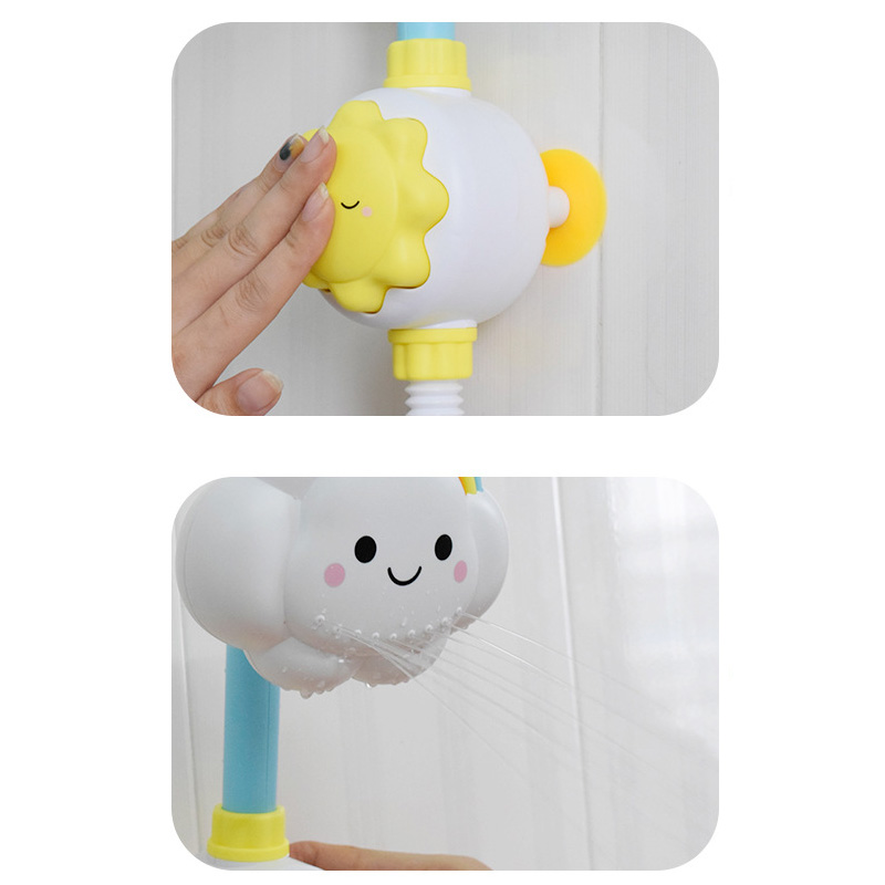 AliExpress New Bath Toys for Baby Water Game Clouds Model Faucet Shower Water Spray Toy for Children Squirting Sprinkler Bathroom Kids Gift, view 5