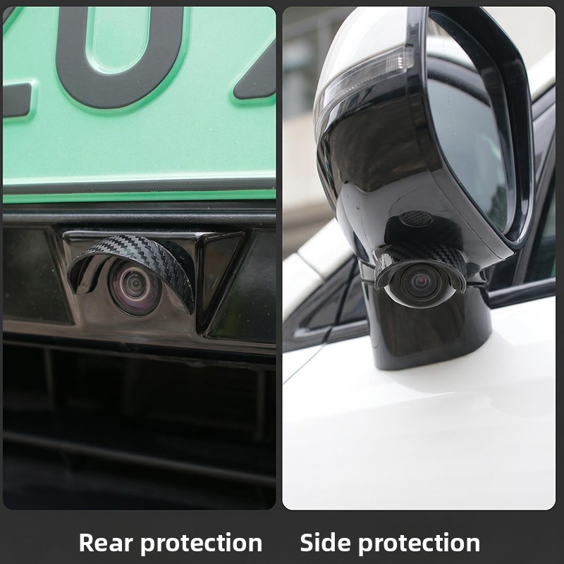AliExpress New Car Camera Lens Protector Rear View Backup Camera Cover 360° Camera Protection Anti Scratch Waterproof Dust-proof Car Parts, view 3