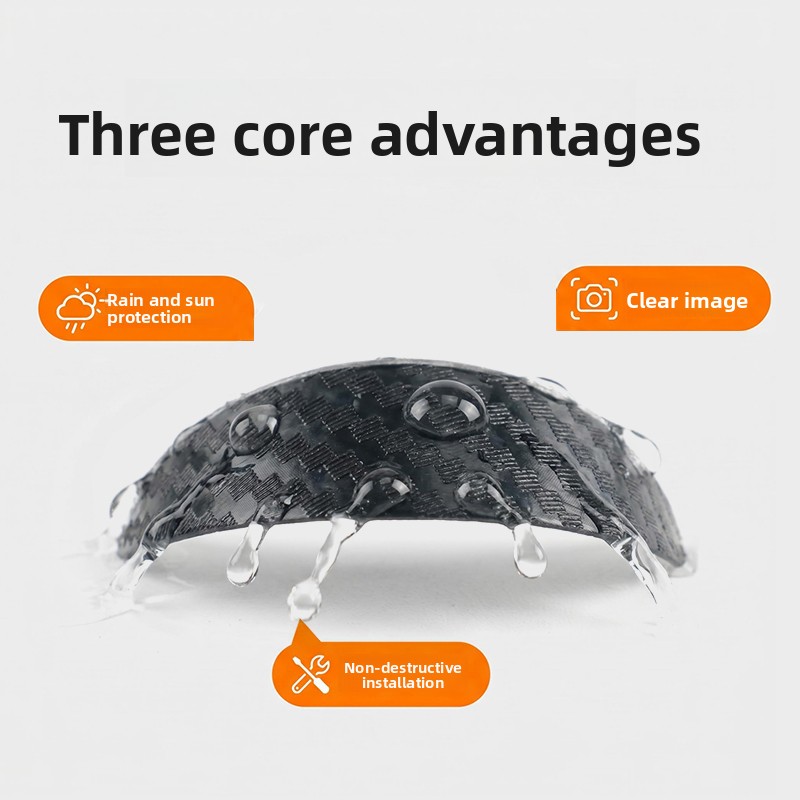AliExpress New Car Camera Lens Protector Rear View Backup Camera Cover 360° Camera Protection Anti Scratch Waterproof Dust-proof Car Parts, view 4