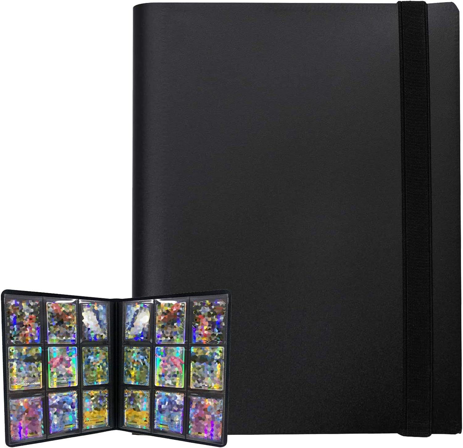 AliExpress NEW Cards Albums 160/360 Capacity Pocket Holder Binders Protector Sleeve For Trading Cards Baseball Football Sports Game Card, view 3