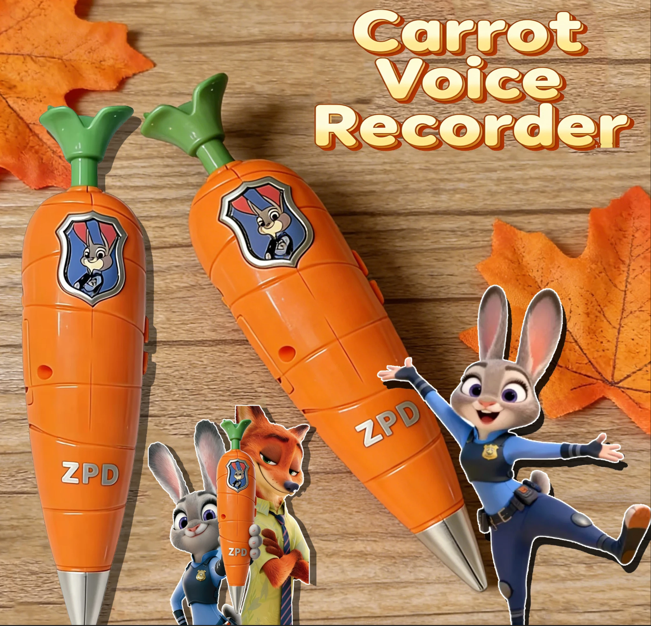 AliExpress NEW Carrot Recorder Pen | for Kids | 60s Mini Recorder | 2-in-1 Gel Pen Stationery-----