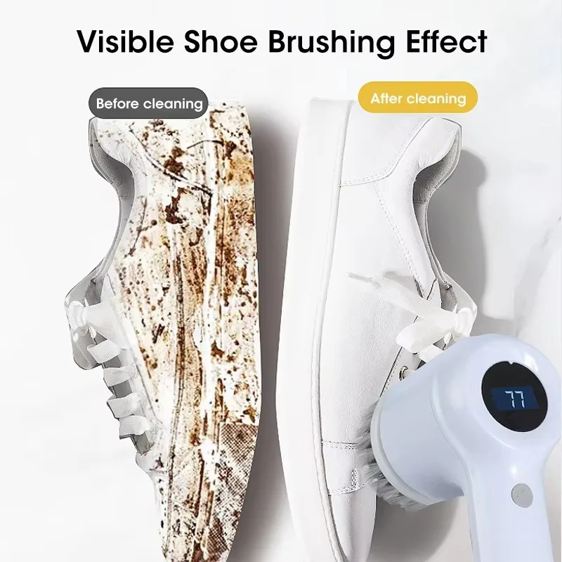 AliExpress Cordless Electric Spin Scrubber with 5 Brush Heads, view 5