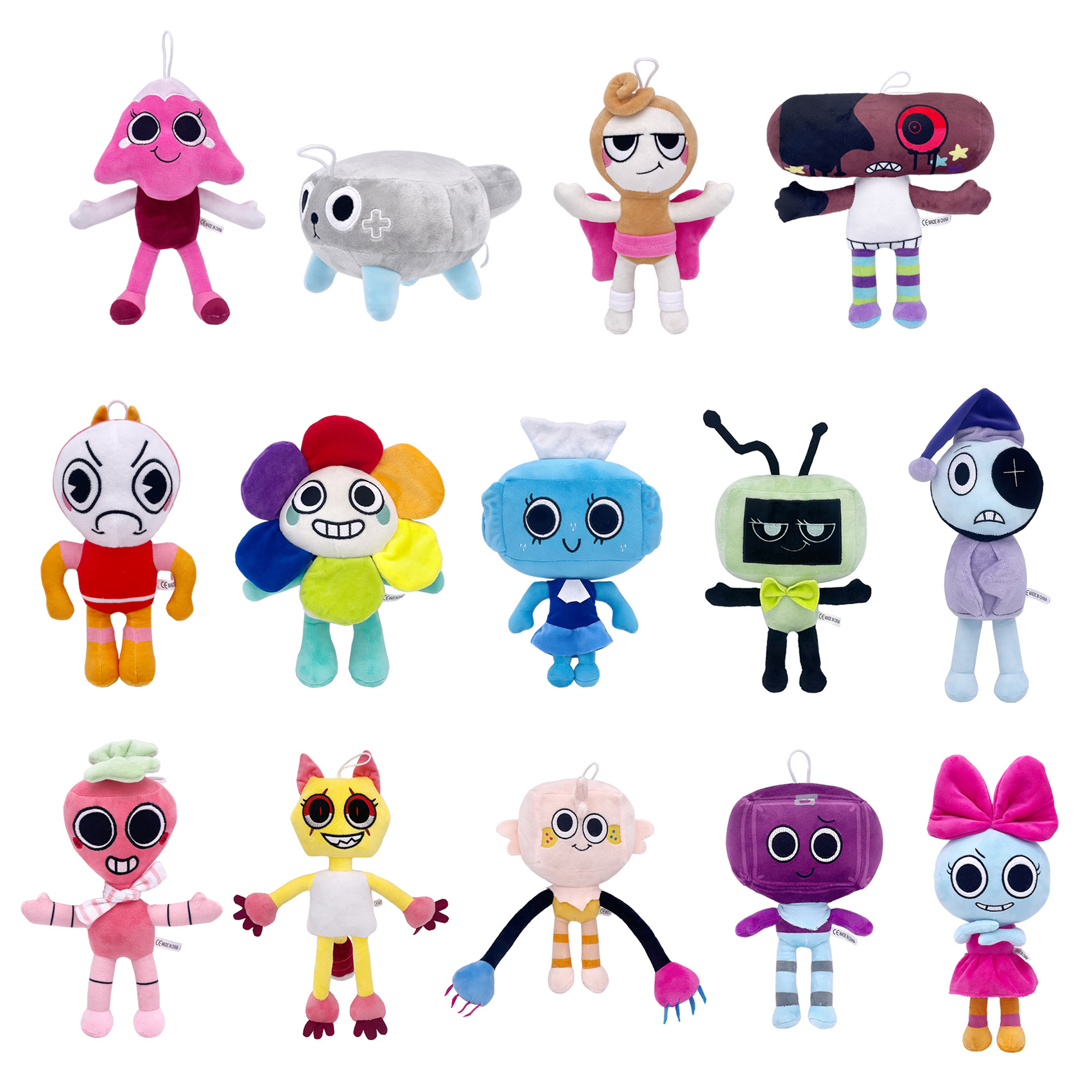 AliExpress New Dandy's World 35cm Plush Cute Dandy World Scrap Stuffed Horror Game Goob Pebble Plushie Soft Pillow Doll Children Gifts Doll