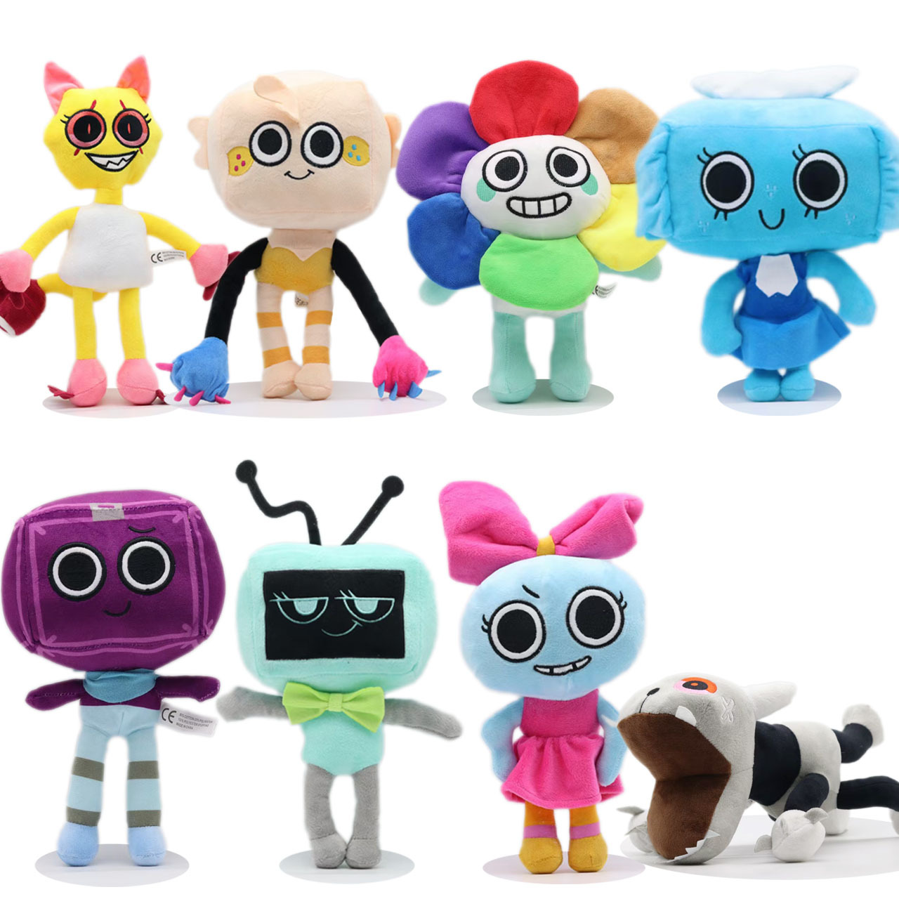 AliExpress New Dandy's World 35cm Plush Cute Dandy World Scrap Stuffed Horror Game Goob Pebble Plushie Soft Pillow Doll Children Gifts Doll, view 2