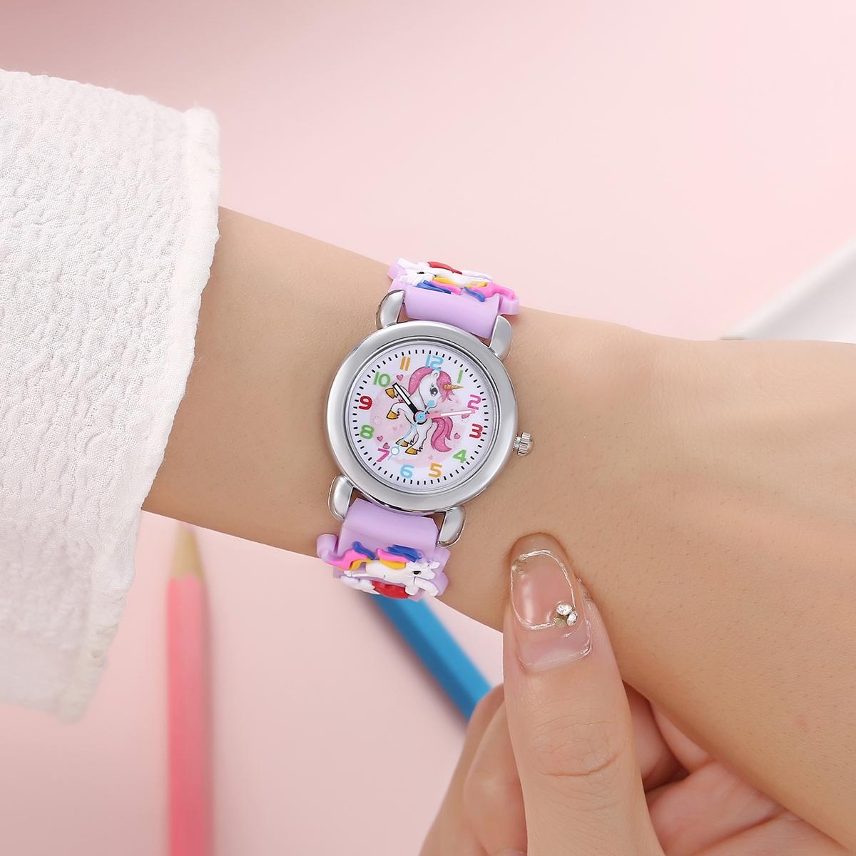 AliExpress Cartoon Unicorn Quartz Watch for Kids, view 6
