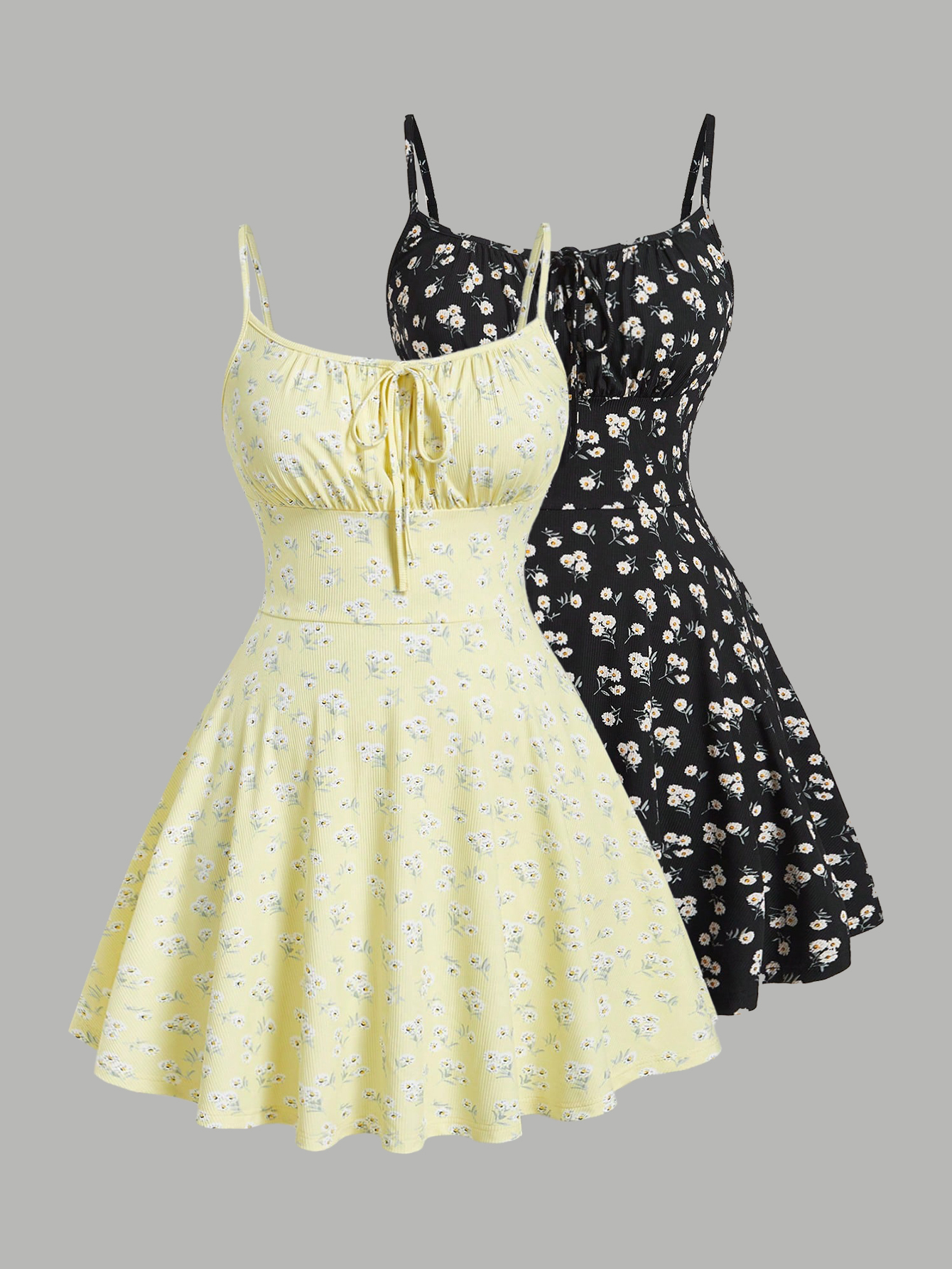 AliExpress New Fashion Floral Elegant Sleeveless Thin Strap Camisole Dress