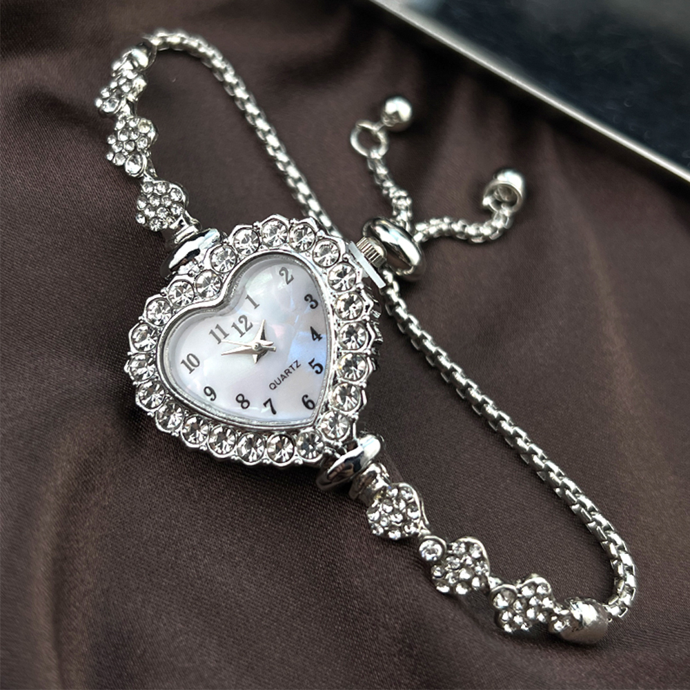 AliExpress Women's Heart-Dial Ribbon Strap Fashion Watch