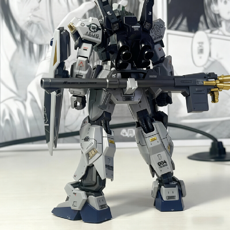 AliExpress New HG 1/144 RX-178 MK-II 21st Century Real Color Scheme Assembly Model Kit Action Figures Decoration Toy Gift for Collectors, view 2