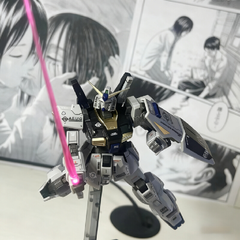 AliExpress New HG 1/144 RX-178 MK-II 21st Century Real Color Scheme Assembly Model Kit Action Figures Decoration Toy Gift for Collectors, view 3