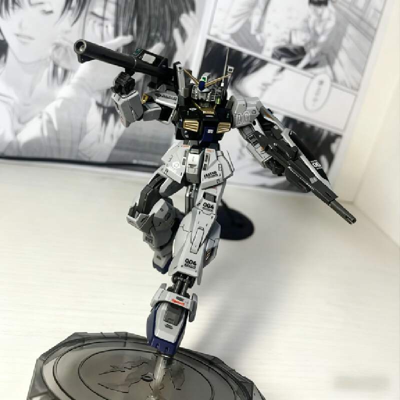 AliExpress New HG 1/144 RX-178 MK-II 21st Century Real Color Scheme Assembly Model Kit Action Figures Decoration Toy Gift for Collectors, view 4