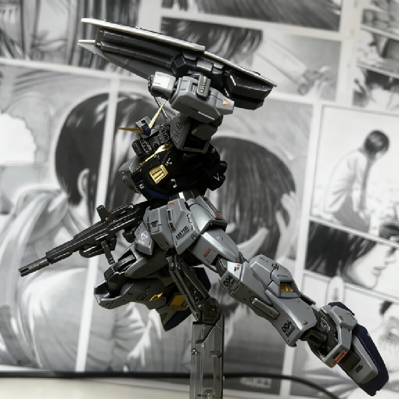 AliExpress New HG 1/144 RX-178 MK-II 21st Century Real Color Scheme Assembly Model Kit Action Figures Decoration Toy Gift for Collectors, view 5