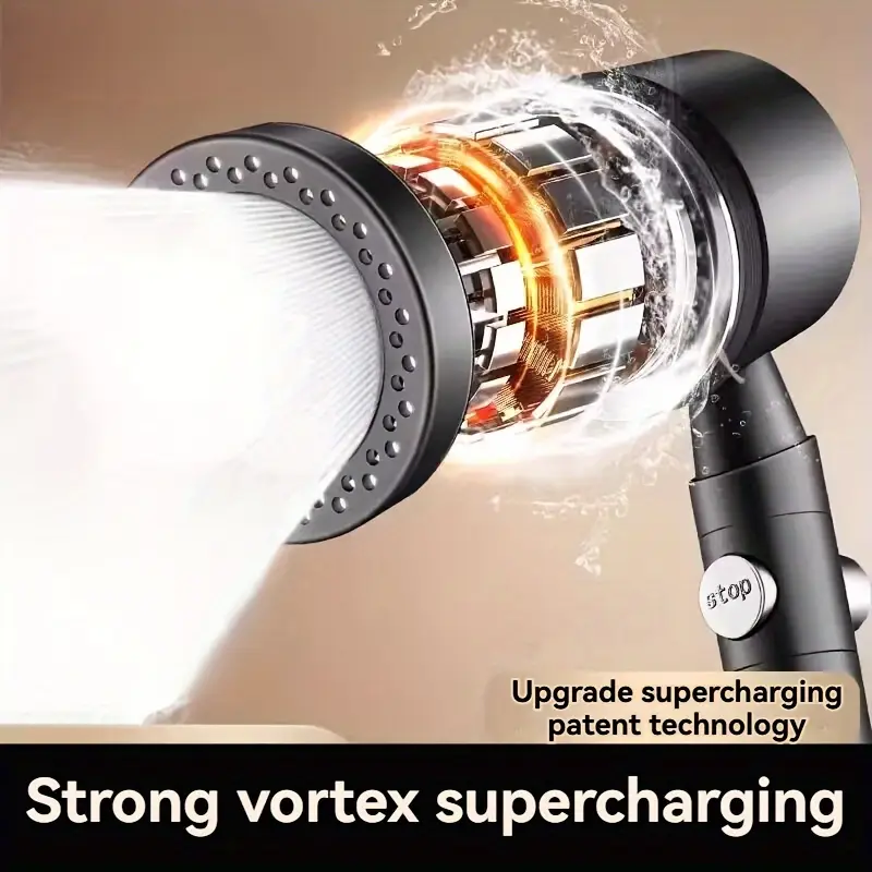AliExpress High-Pressure 5-Mode Filtered Handheld Shower Head