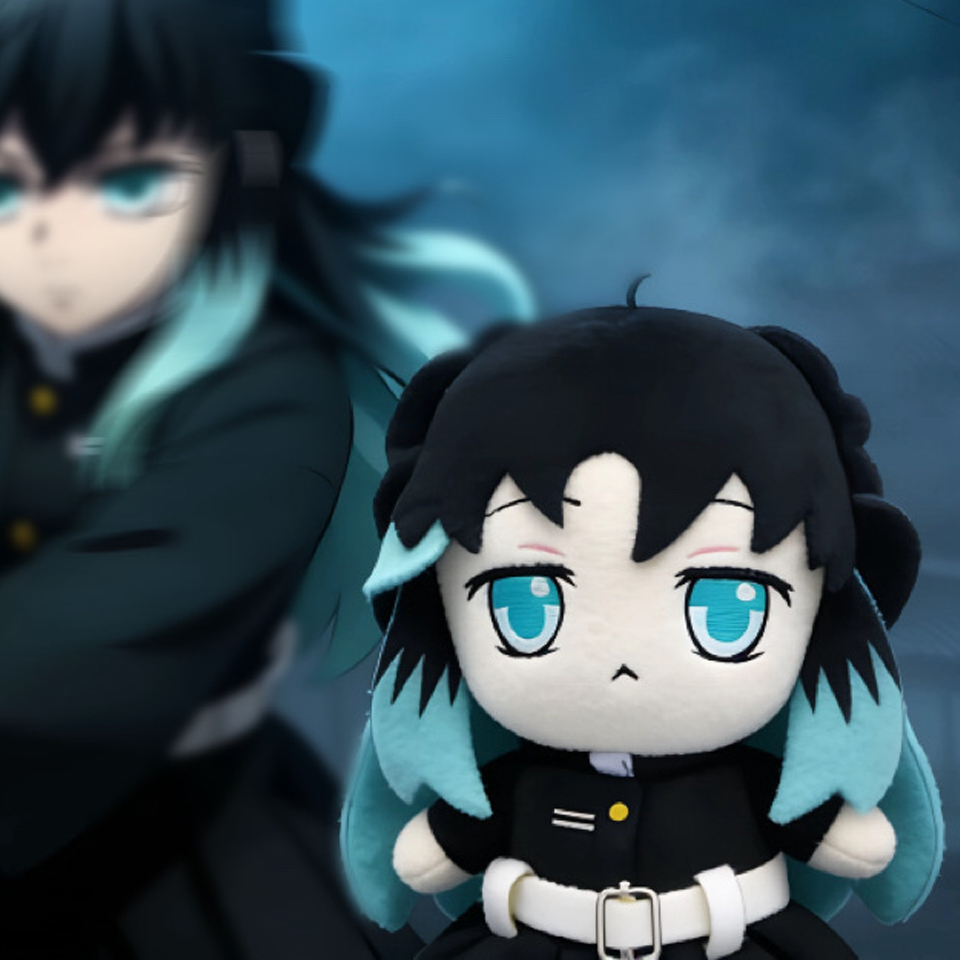 AliExpress *NEW IN STOCK 26cm Demons Slayer Tokitou Muichiro Plush Toys Cute Soft Stuffed Home Room Decor Dolls For Birthday Christmas Gift