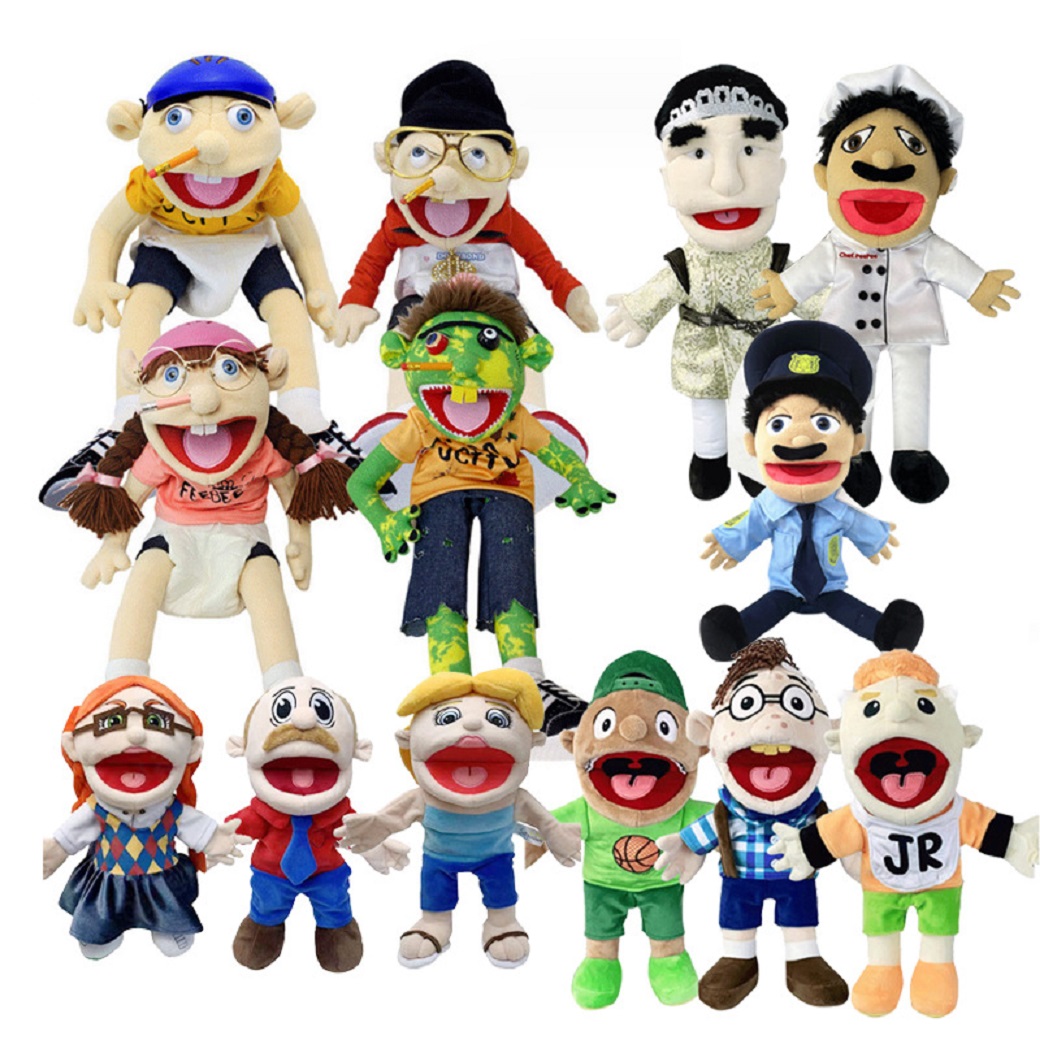 AliExpress New  Jeffy Puppet Doll Jeffy Hand Puppet Sml Jeffy Puppet Family Real Jeffy Zombie Boy Hand Puppet Soft Toy Plush Feebee Puppet