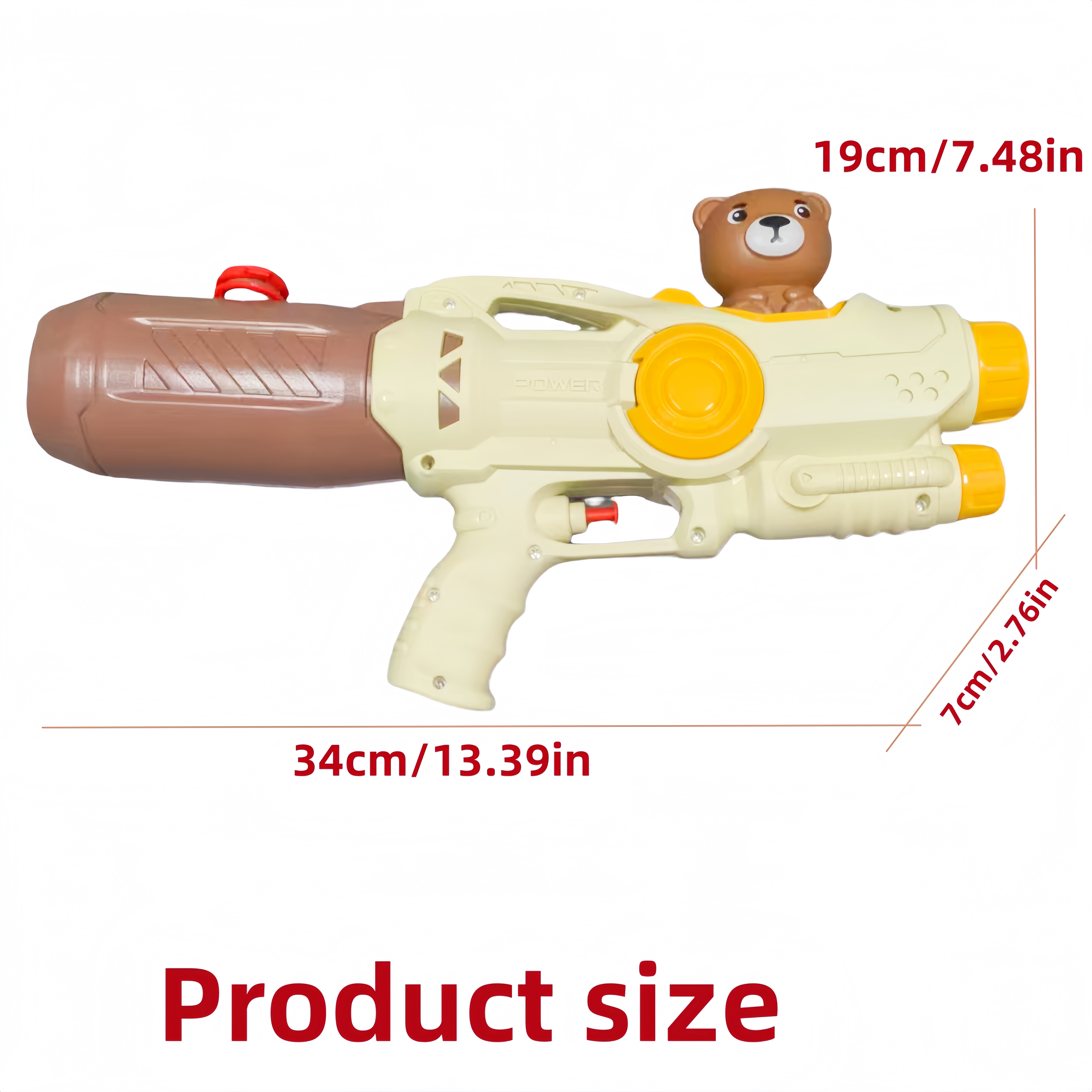 AliExpress New Kids' Summer Double Water Blaster - Perfect for Outdoor Beach and Pool Water Battles, view 2
