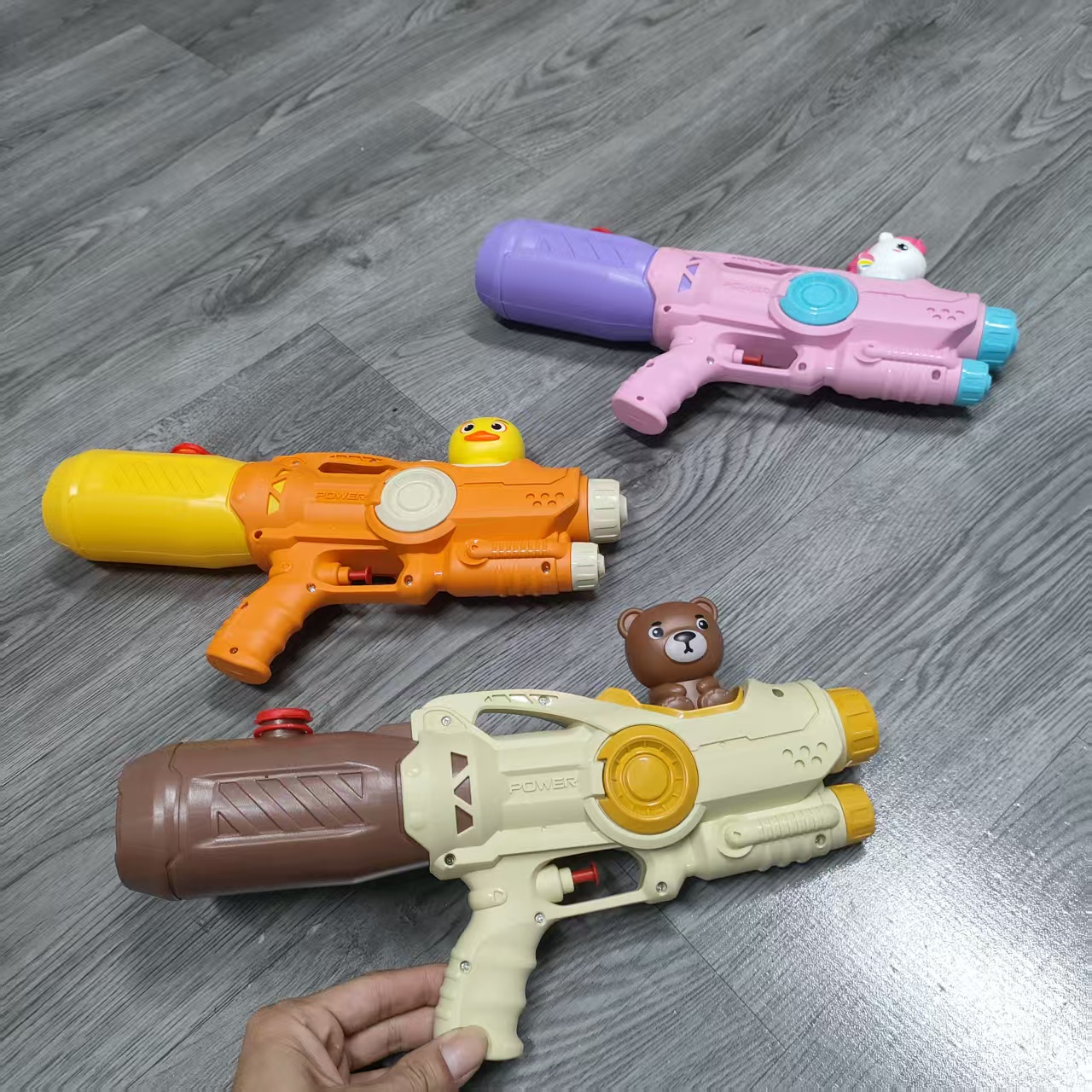 AliExpress New Kids' Summer Double Water Blaster - Perfect for Outdoor Beach and Pool Water Battles, view 3